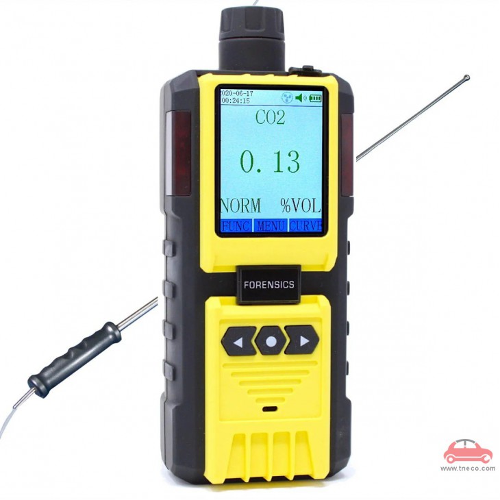 Máy kiểm, tra đo nồng độ % khí Carbon Dioxide CO2 trong môi trường không khí làm việc Forensics Detectors USA FD-600-CO2