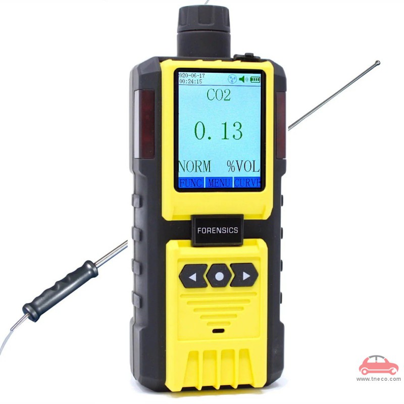 Máy kiểm, tra đo nồng độ % khí Carbon Dioxide CO2 trong môi trường không khí làm việc Forensics Detectors USA FD-600-CO2